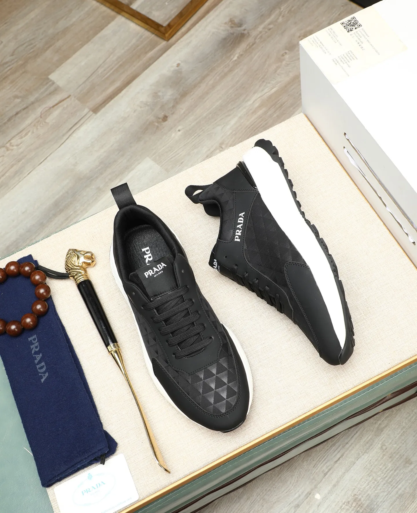 Men's men's shoes💰460🌹🌹[PRADA—Prada] new model🙈original replica! 👟👟👟The uppers are made of top-notch workmanship from Italy🇮🇹Imported calfskin❗️Genuine leather lining@Suitable for travel, the original version has an enlarged engraved sole, making it suitable for all kinds of travel, showing low-key luxury. Let quality speak for itself. Color: Size: 38-44